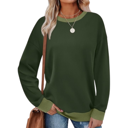 Sweatshirts For Women Crewneck Long Sleeve Loose Fit Tops