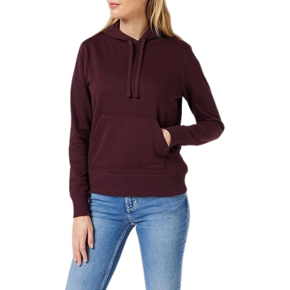 womens Regular-Fit Fleece Pullover Hoodie