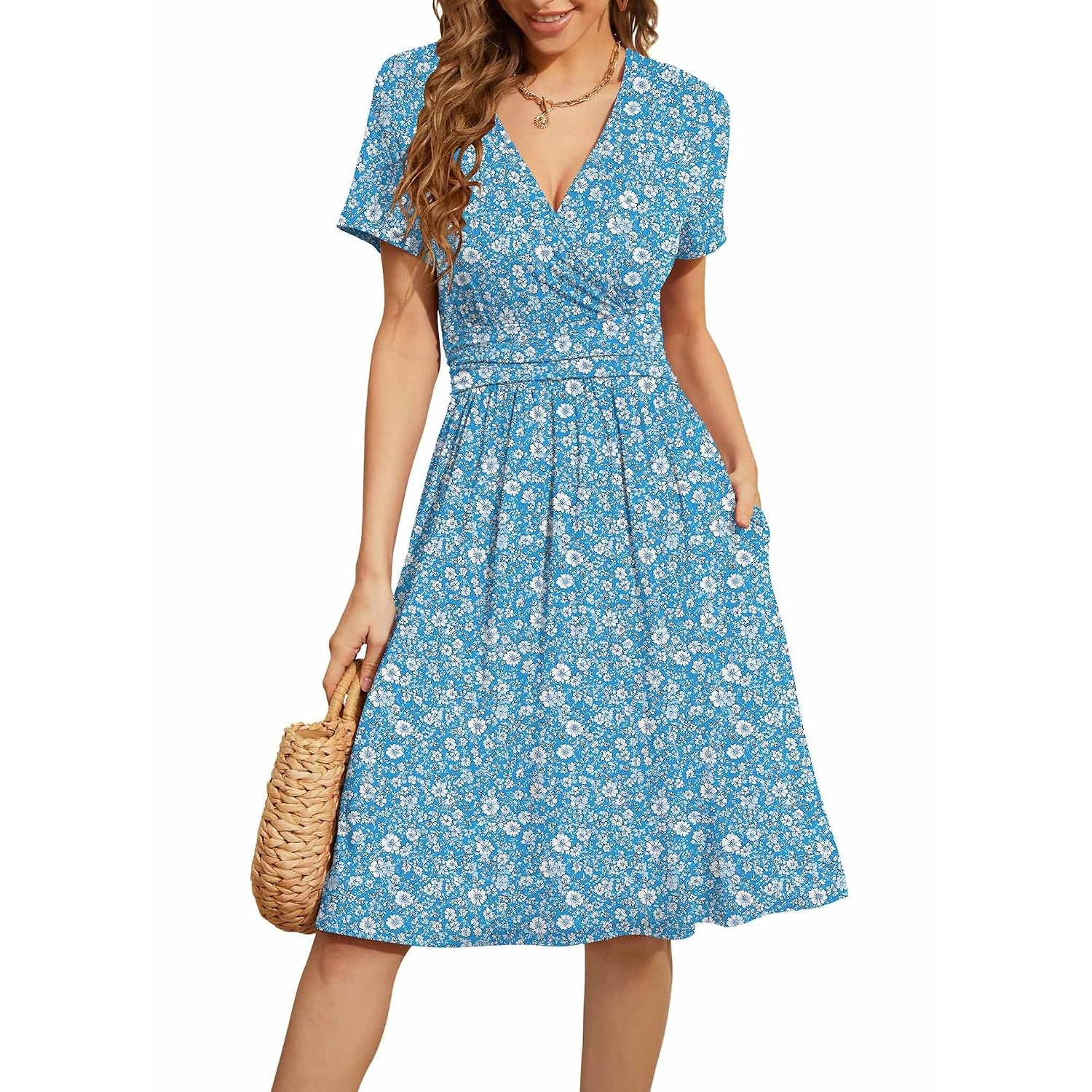 Casual Short Sleeve Dress For Parties And Everyday Wear For Women