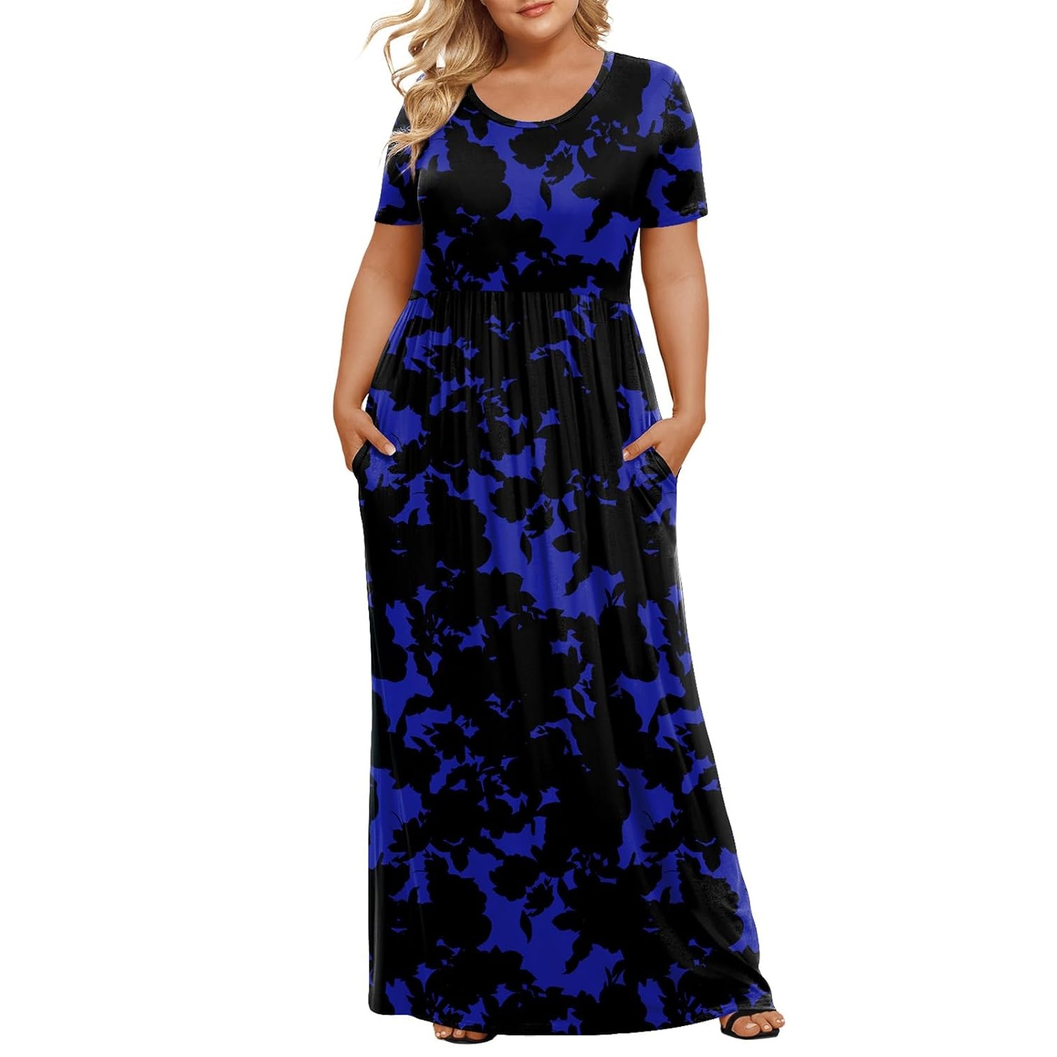 Casual Short Sleeve Maxi Dress For Women