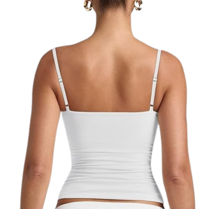 Women's Basic Double Lined Scoop Neck Tank Tops