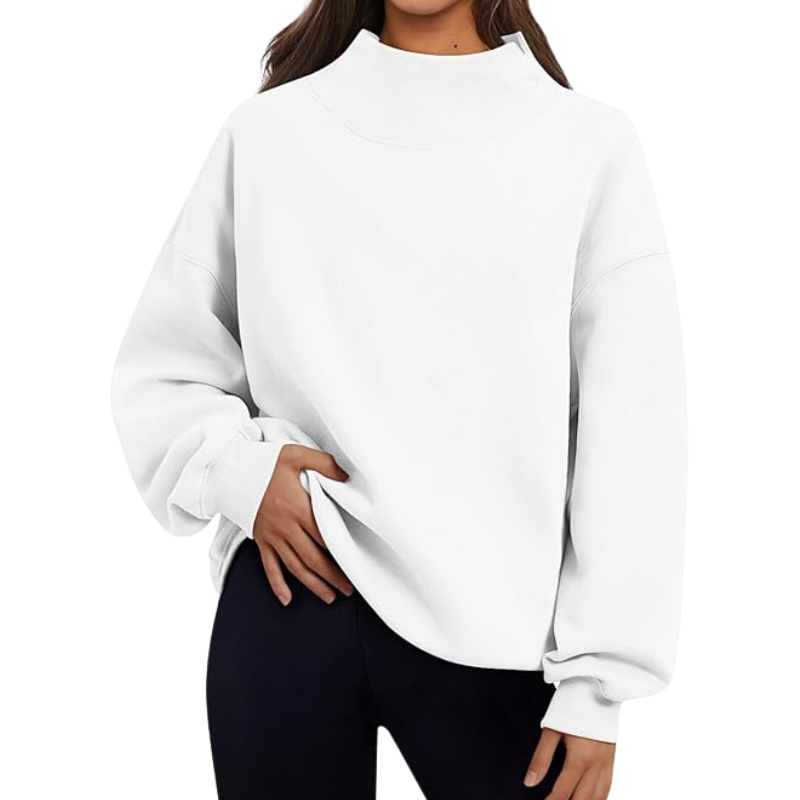 Womens Oversized Sweatshirts Turtleneck Pullover Long Sleeve Hoodies