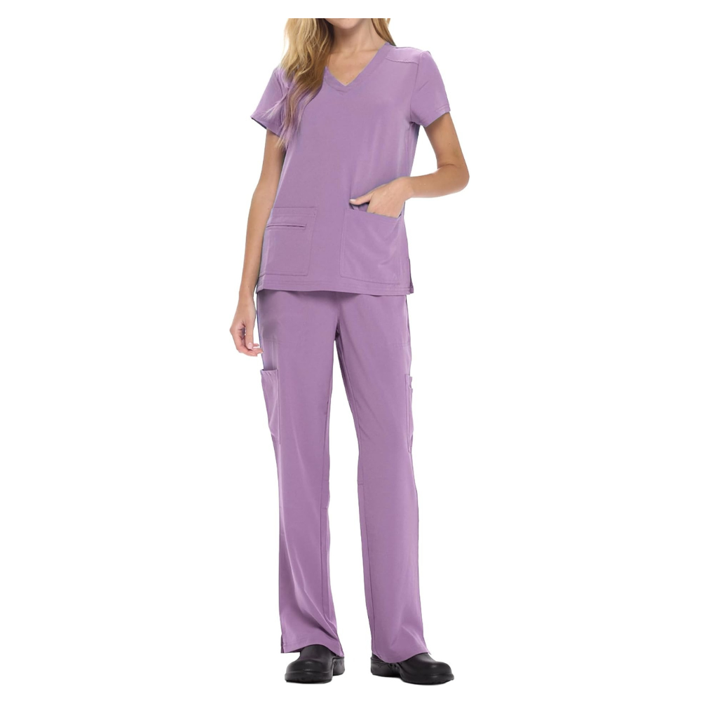 Top And Cargo Pant Scrub Set