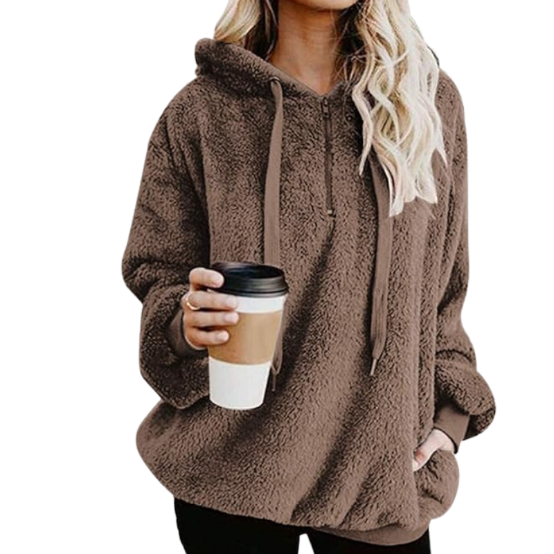 Century Star Womens Fuzzy Hoodies Pullover Sport Hoodie