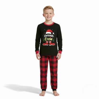 Holiday Matching Family Plaid Pajama Set