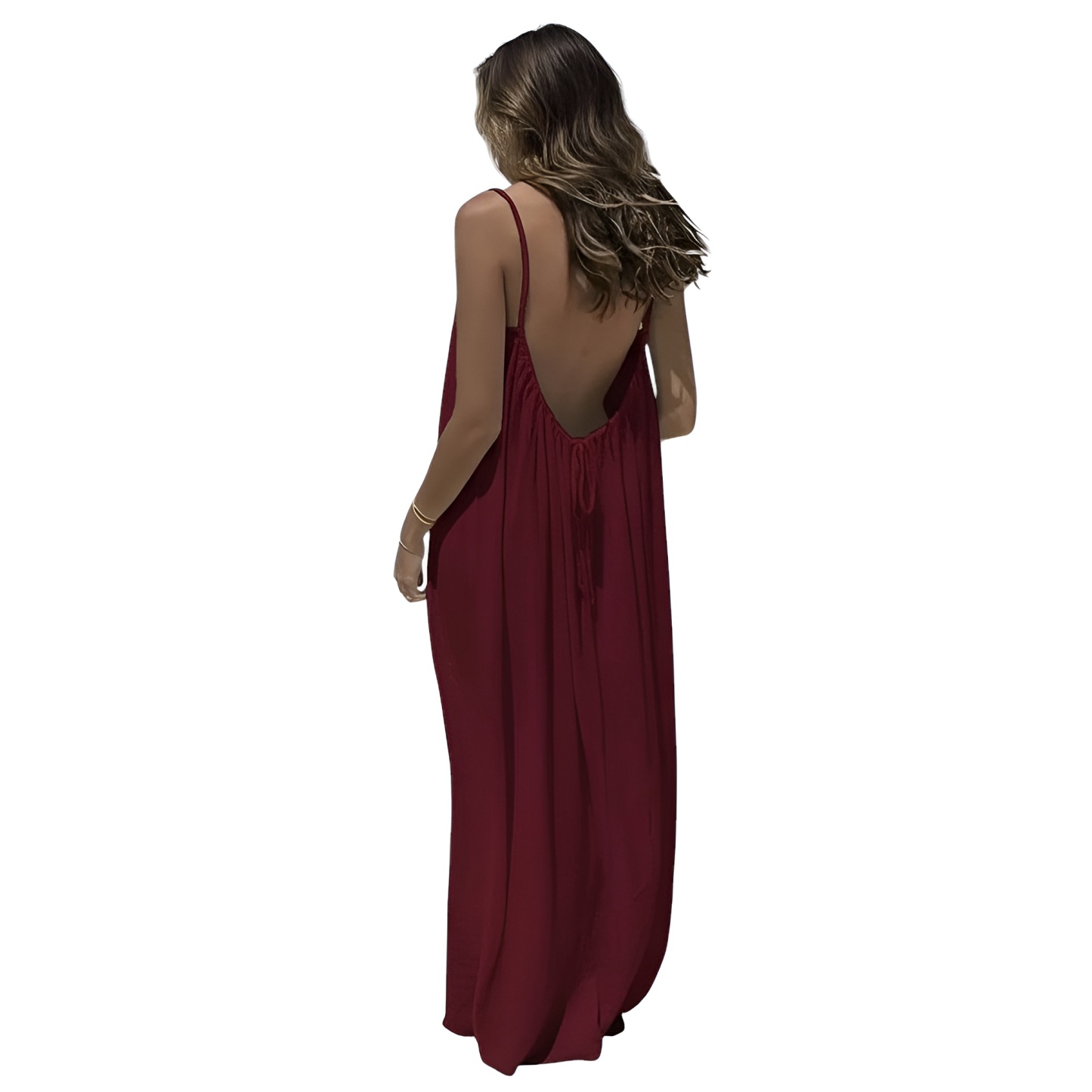 Backless Cami Dress Without Adjustable Strap For Women