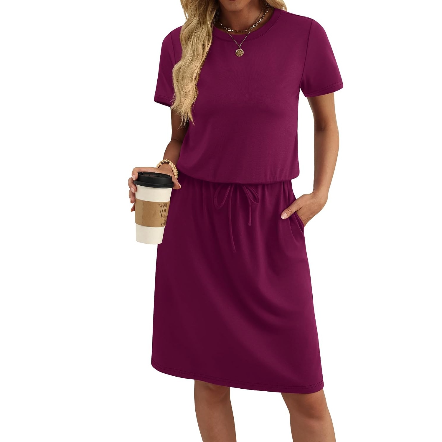 Casual Summer Sundress With Pockets For Women