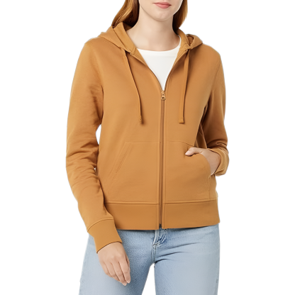 Full Zip Fleece Hoodie For Women