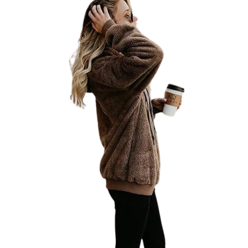 Century Star Womens Fuzzy Hoodies Pullover Sport Hoodie