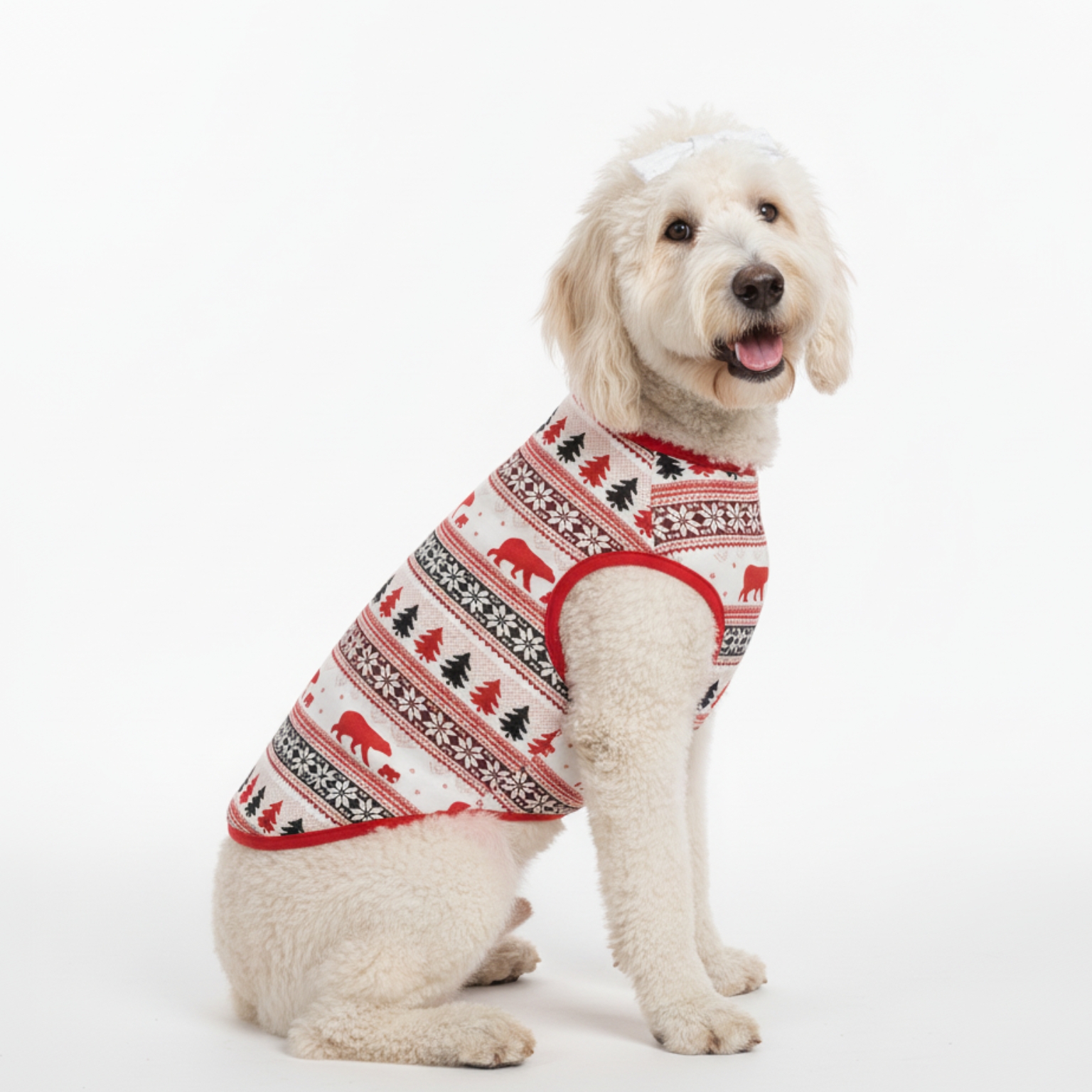 Pine Tree Printed Family Matching Christmas Pajama Set