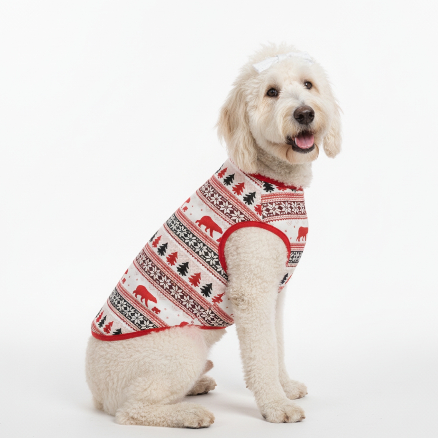 Pine Tree Printed Family Matching Christmas Pajama Set