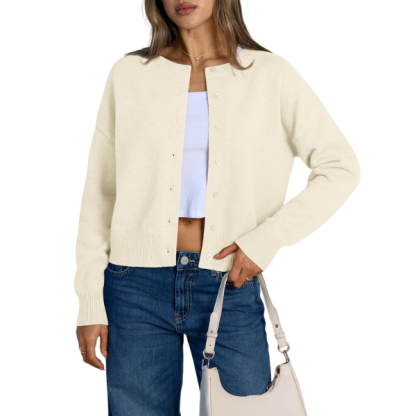 Cropped Cardigan Sweaters for Women Lightweight Y2k Fall Outfits Spring Fashion Clothes 2026
