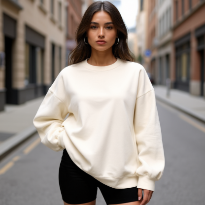 Women Oversized Sweatshirts Hoodies Fleece Crewneck Sweaters