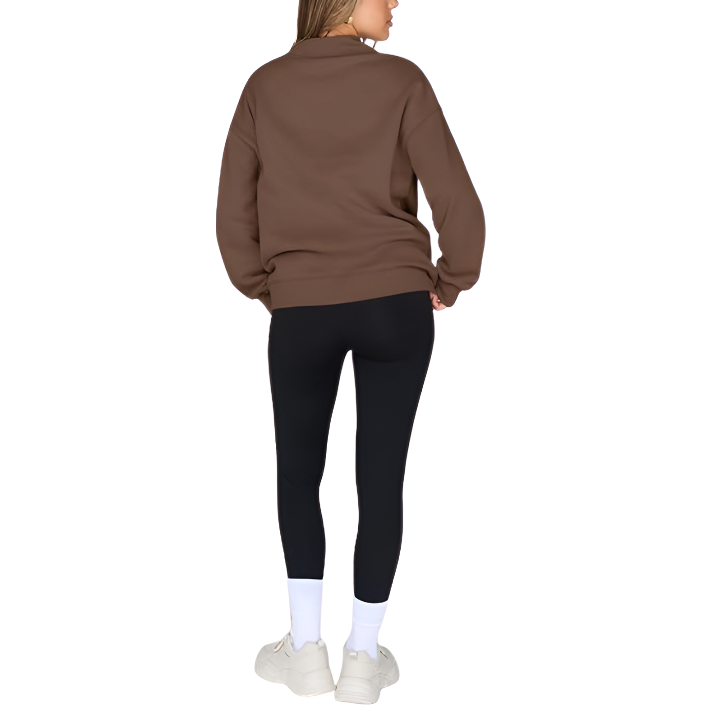 Womens Oversized Sweatshirts Turtleneck Pullover Long Sleeve Hoodies