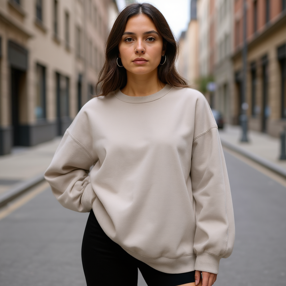 Women Oversized Sweatshirts Hoodies Fleece Crewneck Sweaters