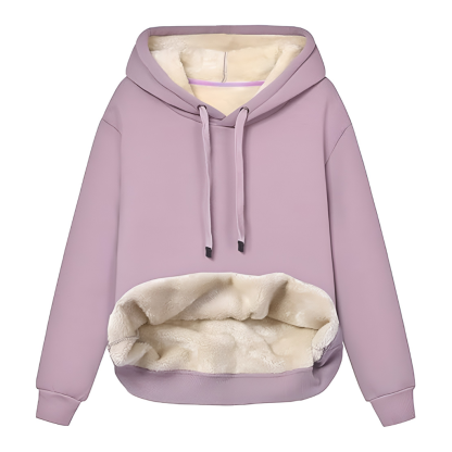 Warm Fleece Lined Hoodie For Women