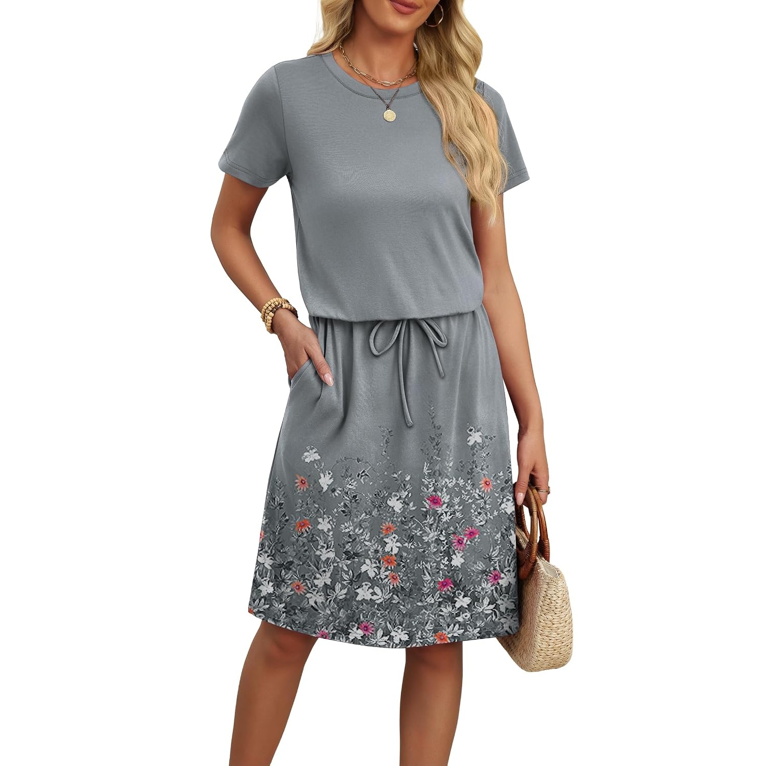 Casual Summer Sundress With Pockets For Women