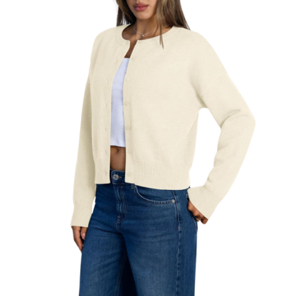Cropped Cardigan Sweaters for Women Lightweight Y2k Fall Outfits Spring Fashion Clothes 2026