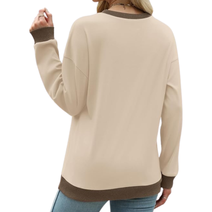 Sweatshirts For Women Crewneck Long Sleeve Loose Fit Tops