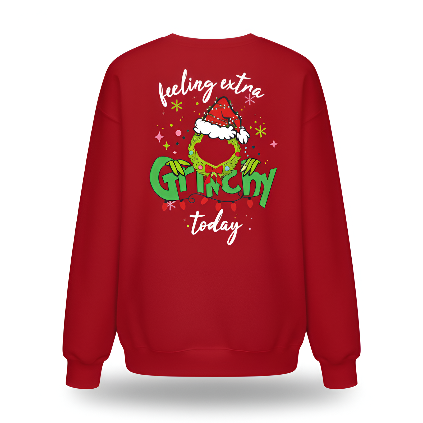 Long Sleeve Graphic Ugly Christmas Sweater For Women
