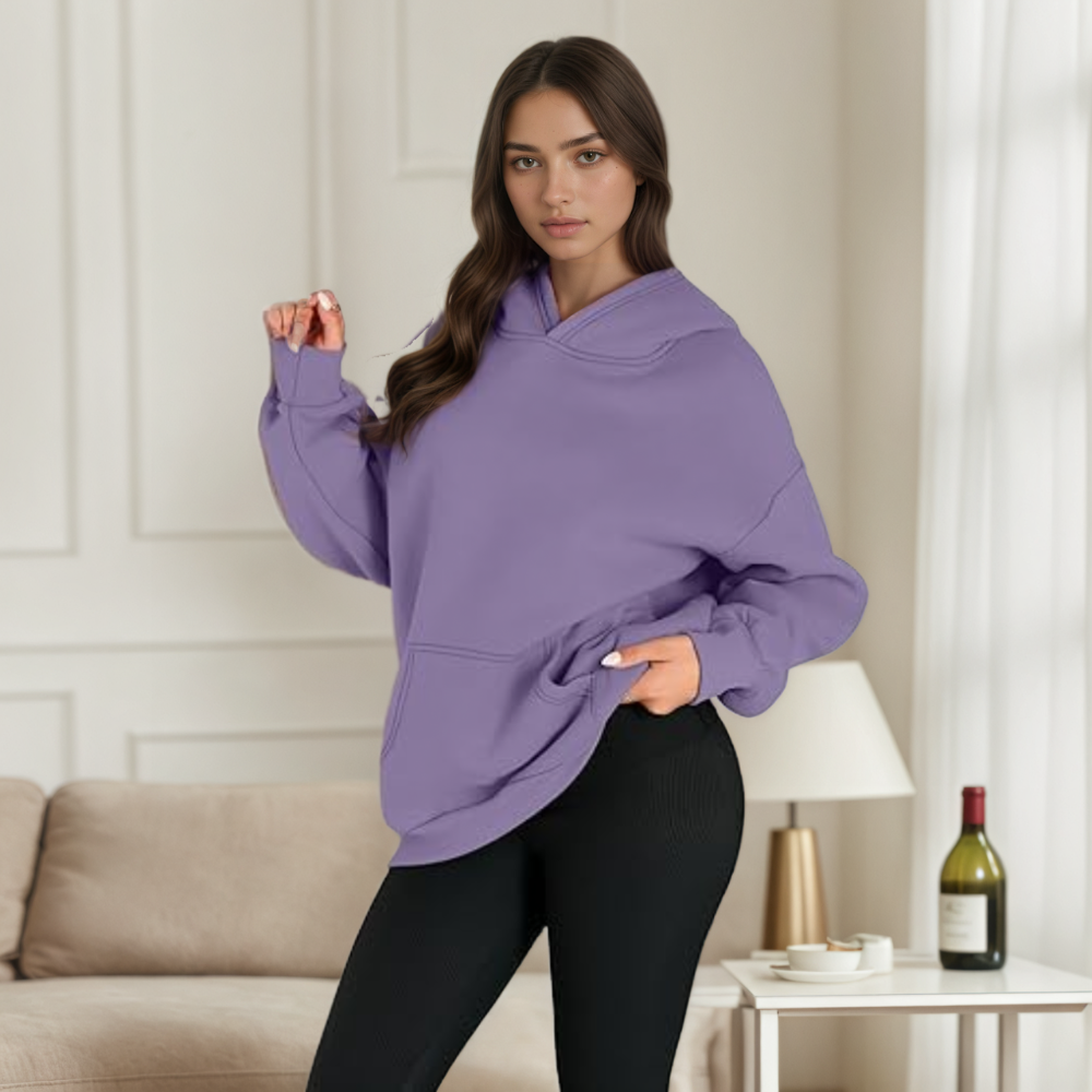 Women Oversized Fleece Hoodie Sweatshirt Pullover for Fall and Winter