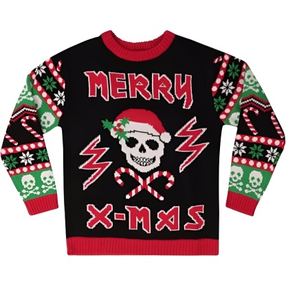 Fun Holiday Design Ugly Christmas Sweater For Boys