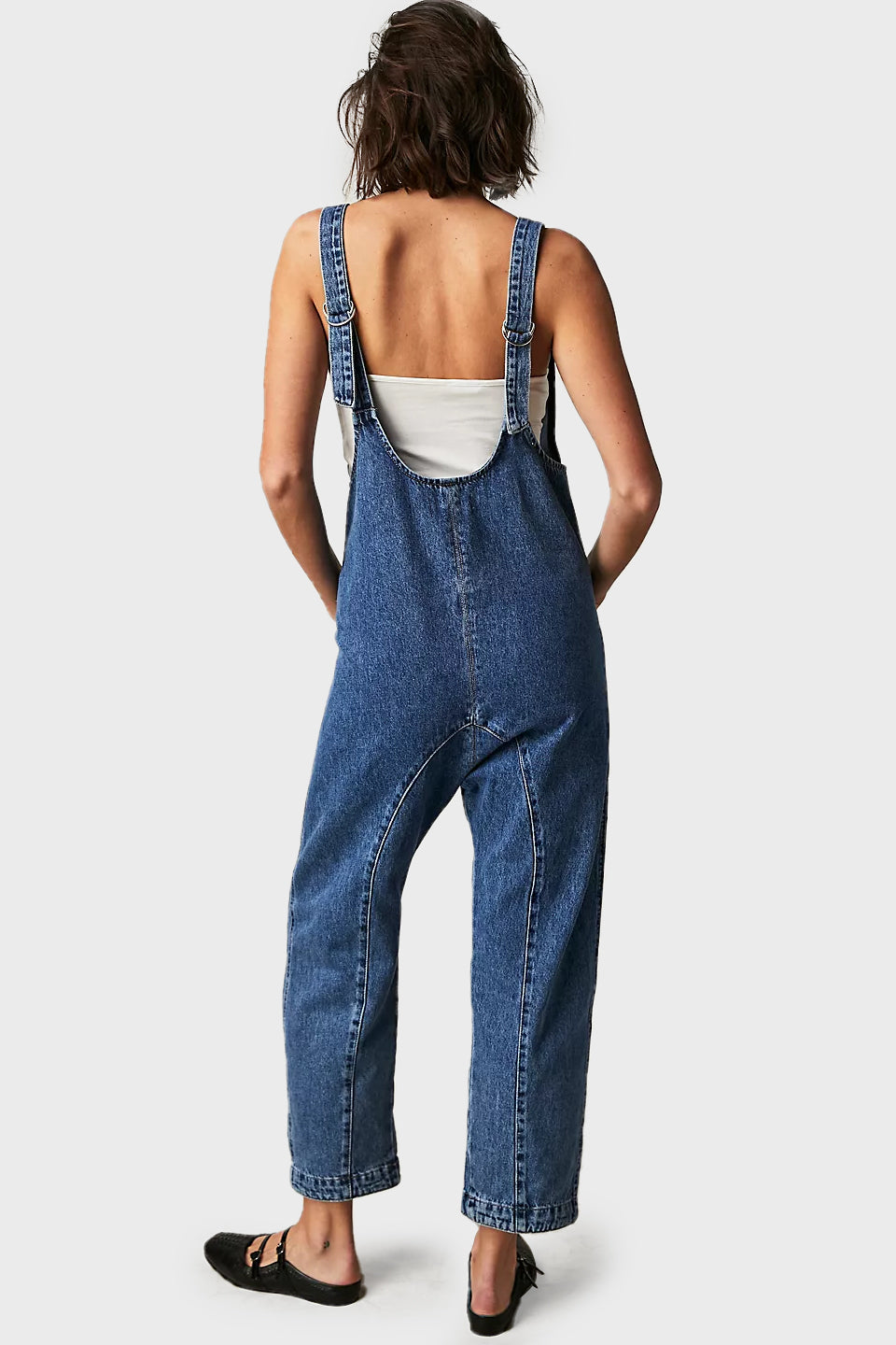 Denim Jumpsuit With Pockets