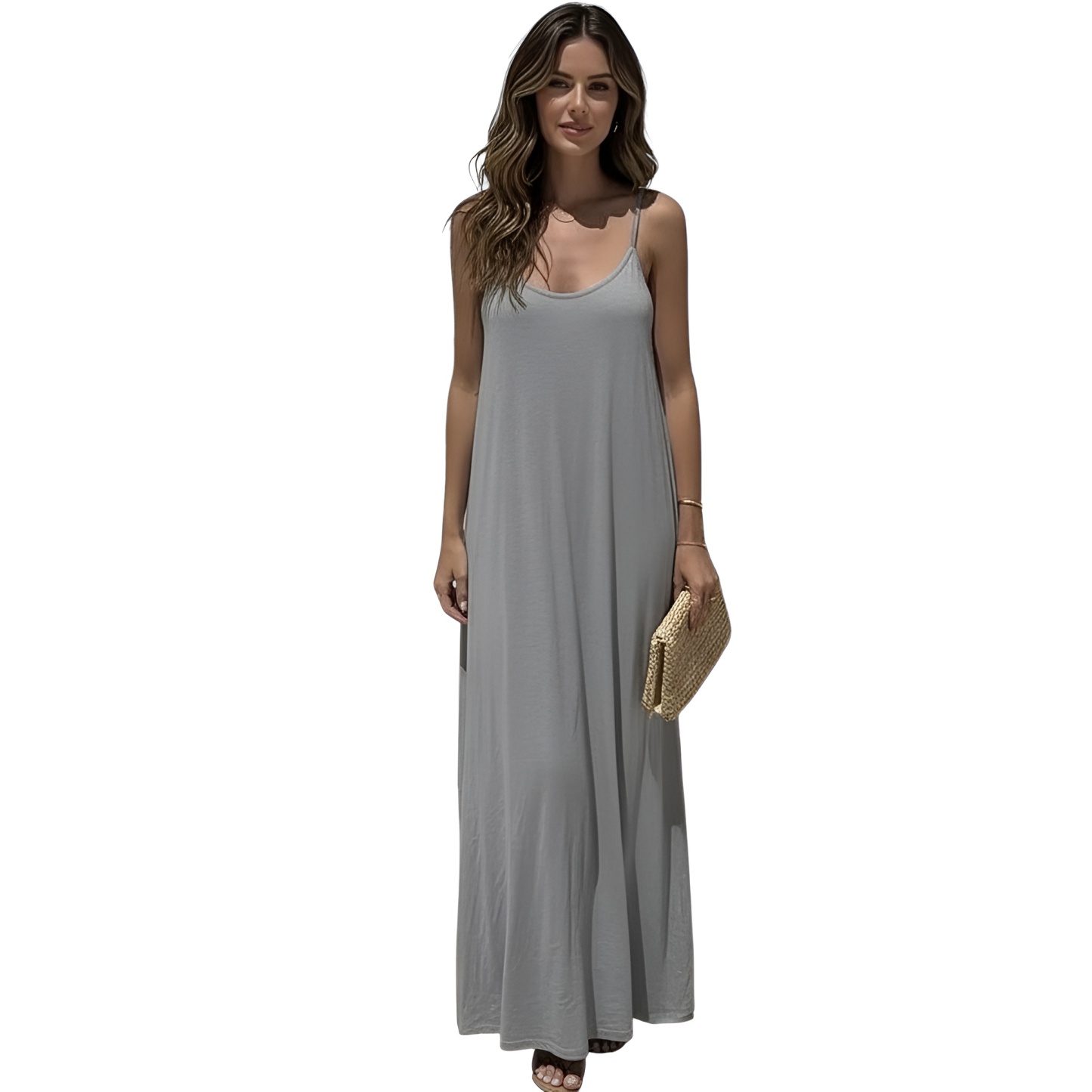 Backless Cami Dress Without Adjustable Strap For Women