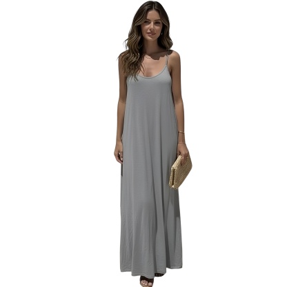 Backless Cami Dress Without Adjustable Strap For Women