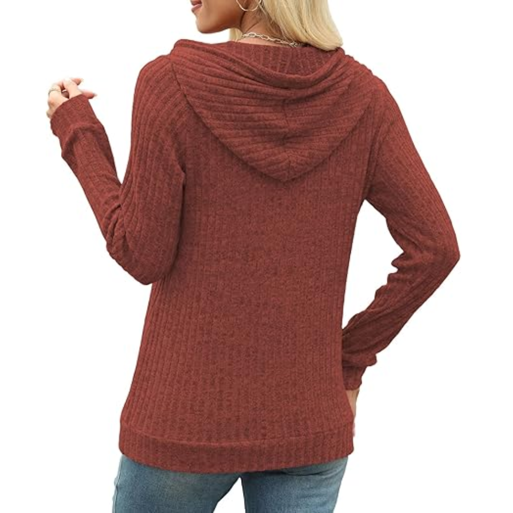 Casual Long Sleeve Pullover Hoodies For Fall And Winter For Women