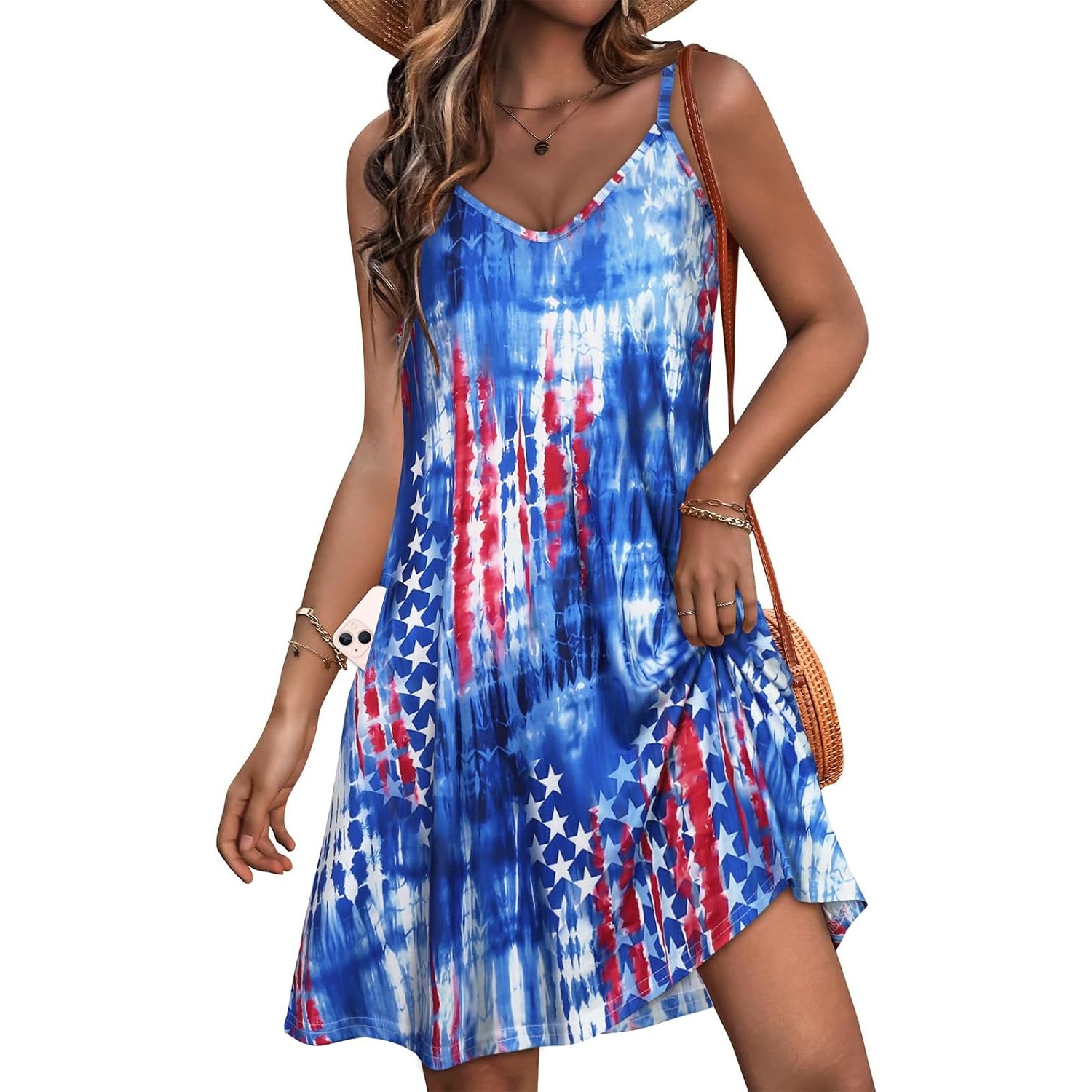 Casual Summer Beach Cover Up Dress With Pockets For Women