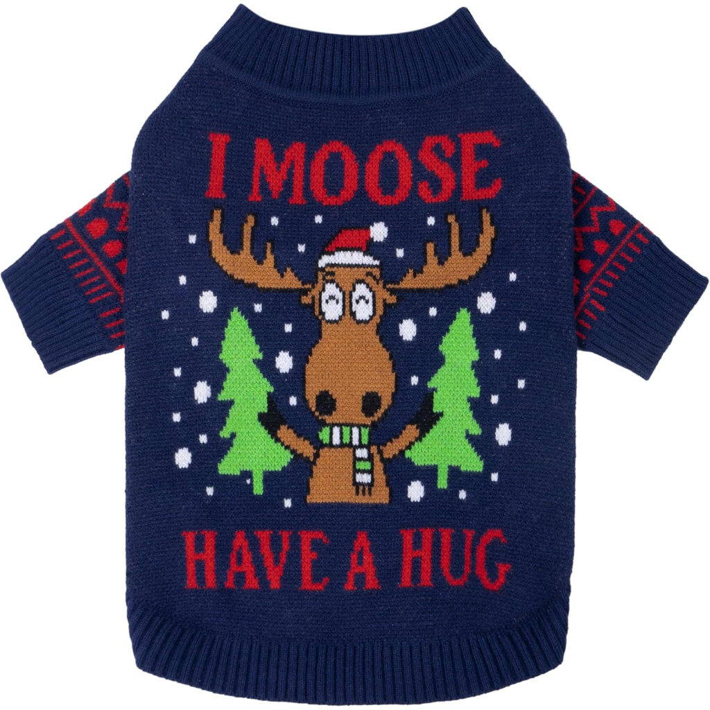 Valentines Dog Sweater Warm Winter Outfit