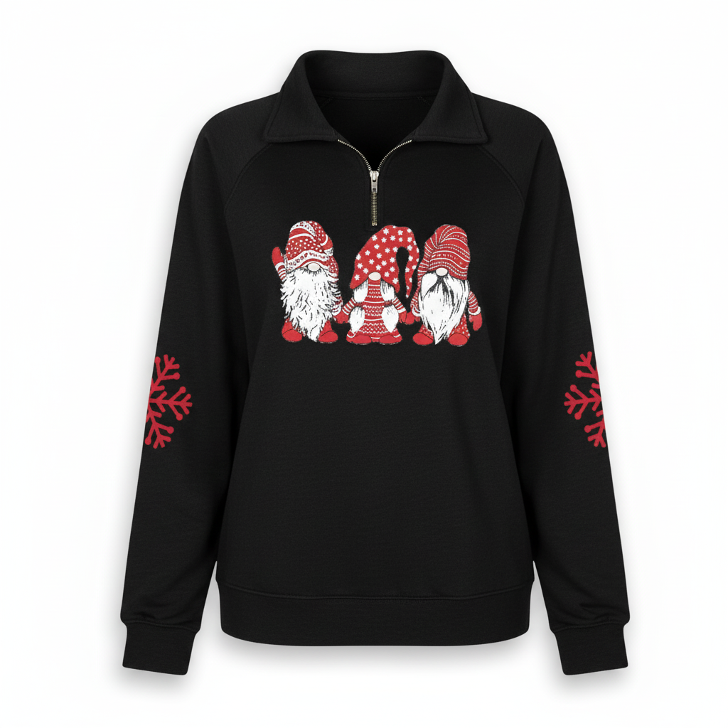 Gnomes Santa Ugly Christmas Sweater For Women