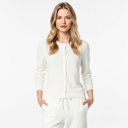 Lightweight Plus Size Cardigan With Button For Women