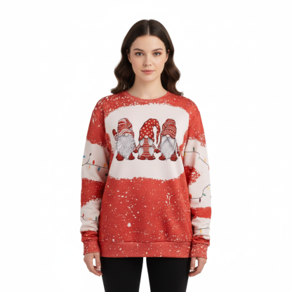 Gnomes Santa Ugly Christmas Sweater For Women