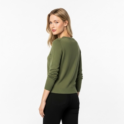 Lightweight Plus Size Cardigan With Button For Women