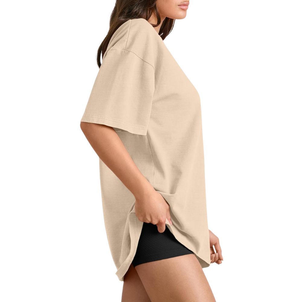Women's Oversized Summer T Shirts Casual Tops Short Sleeves