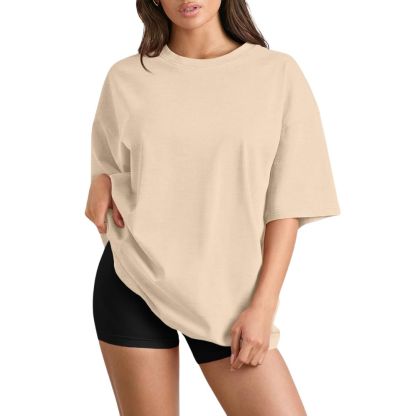 Women's Oversized Summer T Shirts Casual Tops Short Sleeves