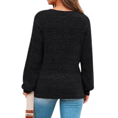 Womens Long Sleeve Sweater Casual Tunic Work Top
