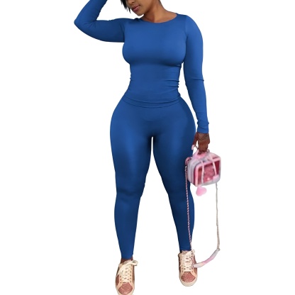 Two Piece Track Suits For Women With Long Sleeve Workout Top And Pants