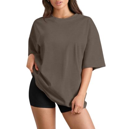 Women's Oversized Summer T Shirts Casual Tops Short Sleeves