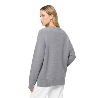 Oversized Long Sleeve Pullover For Women