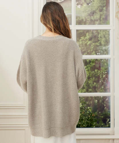 Cashmere Cocoon Cardigan-Comfy Blouse