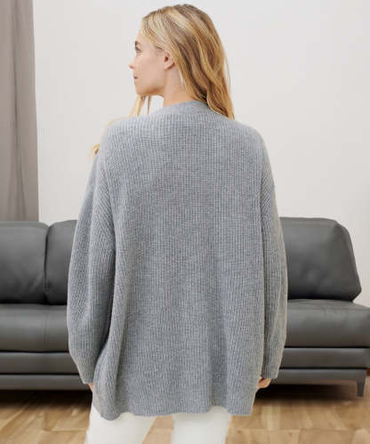 Cashmere Cocoon Cardigan-Comfy Blouse