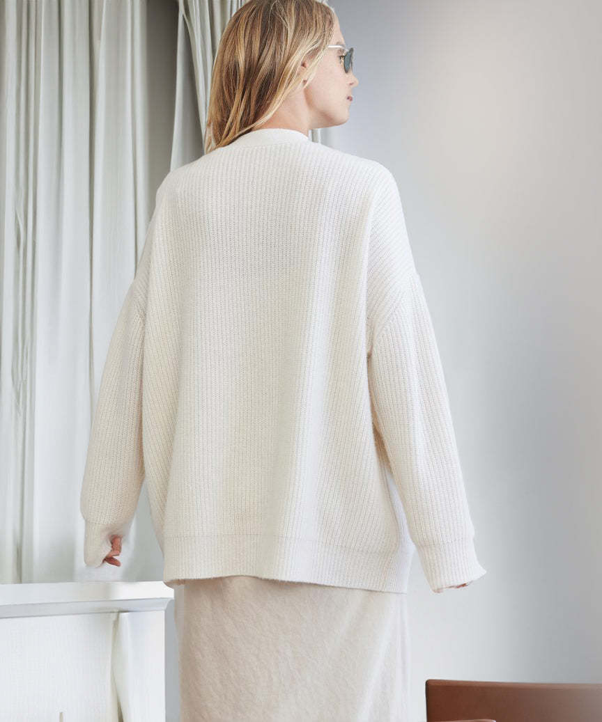 Cashmere Cocoon Cardigan-Comfy Blouse