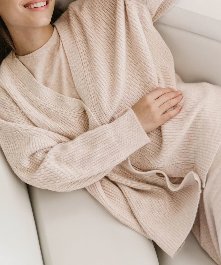 Cashmere Cocoon Cardigan-Comfy Blouse