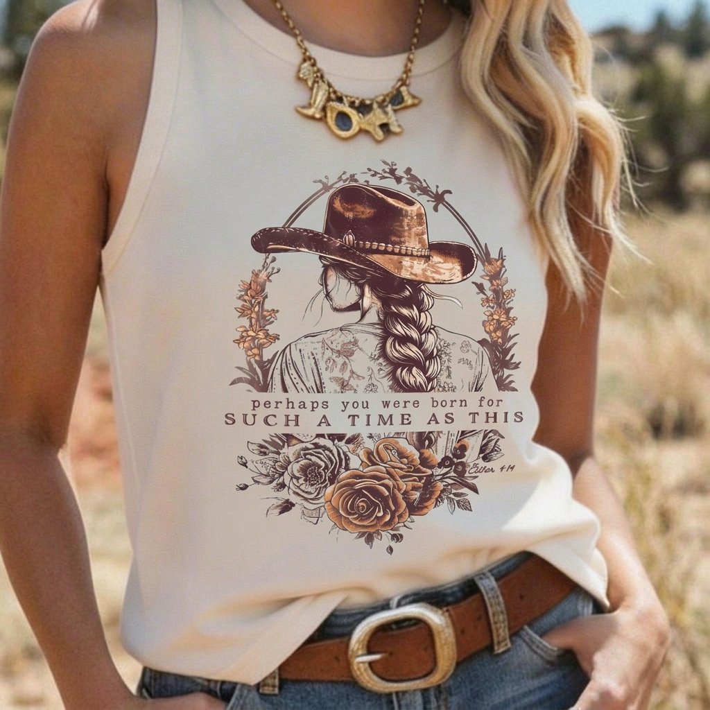 Casual Letter and Floral Print Tank Top