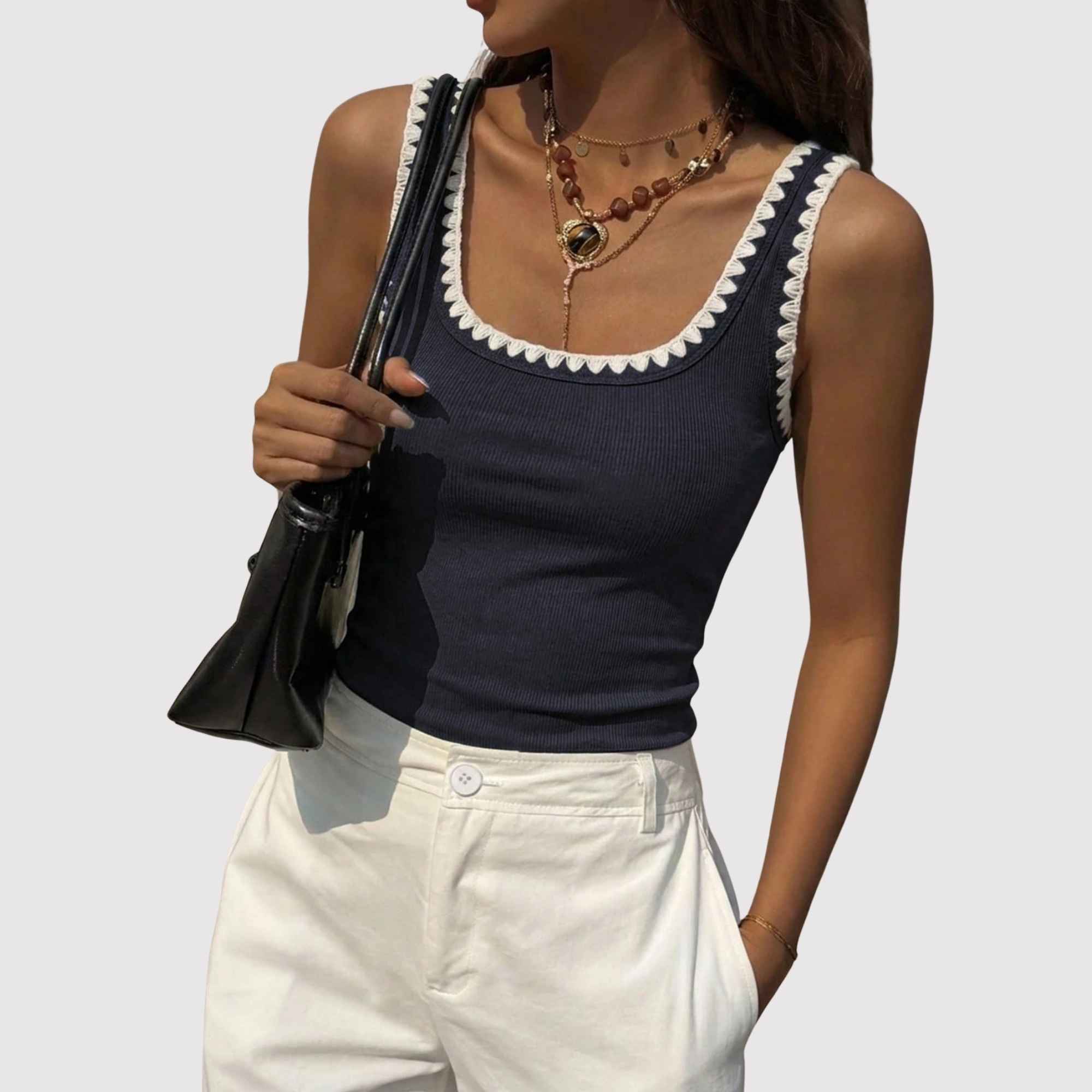 Casual Slim Sleeveless Tank Top For Women