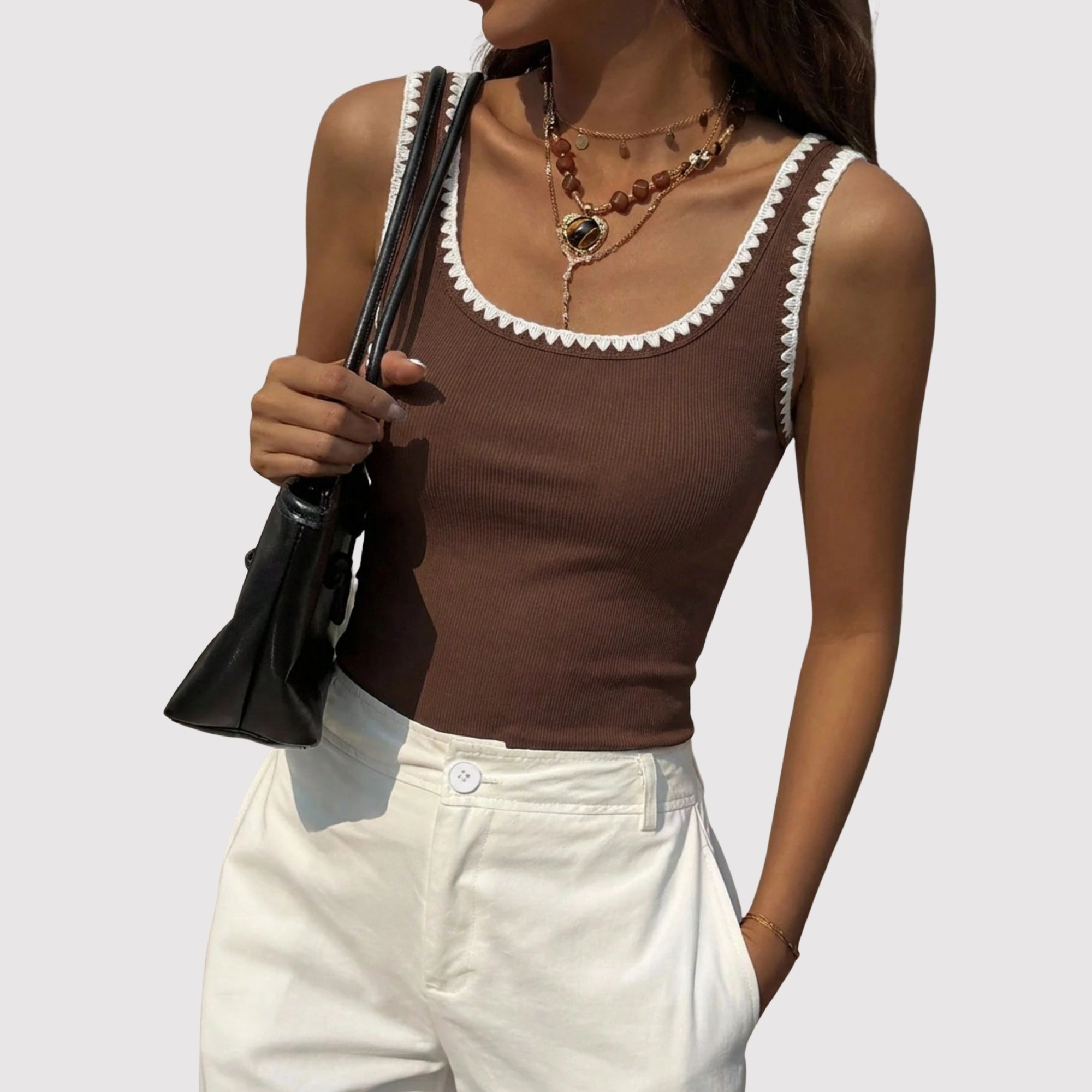 Casual Slim Sleeveless Tank Top For Women