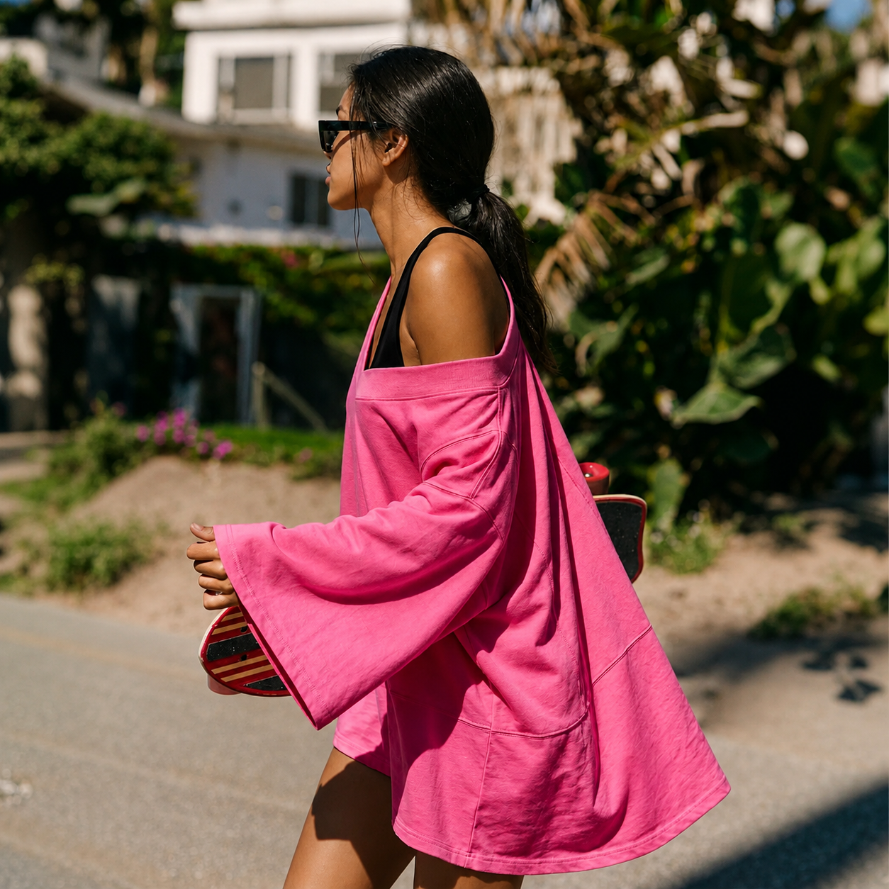 Soft Oversized Loose Fit Blouse Top For Women